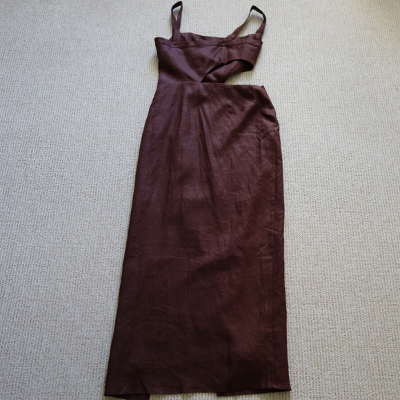 Reformation Satori Linen Midi Dress - Picture 5 of 10